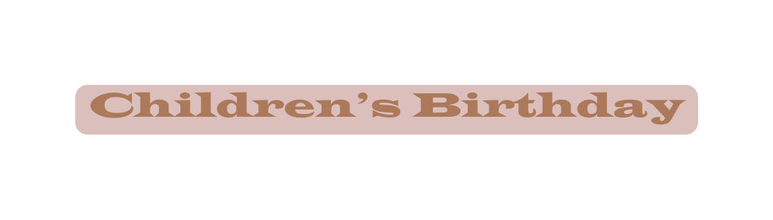 Children s Birthday